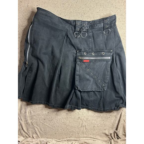 TRIPP NYC Kilt Y2K 90s Punk Goth 2XL O Ring Zipper Vintage - Picture 1 of 7